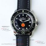 ZF Factory Blancpain Fifty Fathoms 5015B-1130-52 ‘No Radiations’ Black Dial Swiss Automatic 45mm Watch